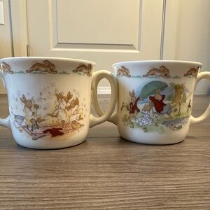 Bunnykins Two Handled Mugs - Set of Two